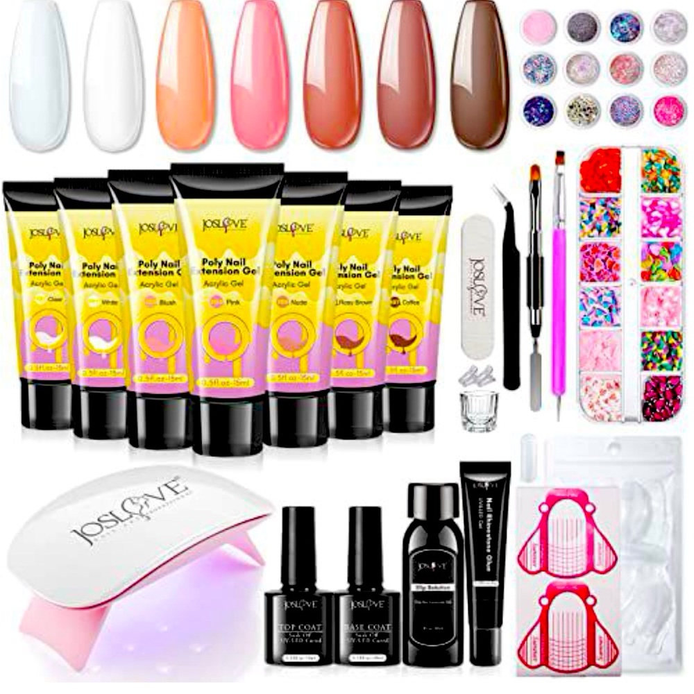 Brand New Still in the box/plastic All in 1 Kit, Poly Extension Gel Nail Kit